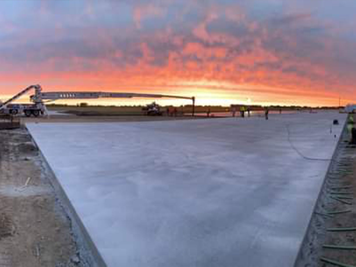 Ultra Concrete Willmar Airport Project Panoramic View